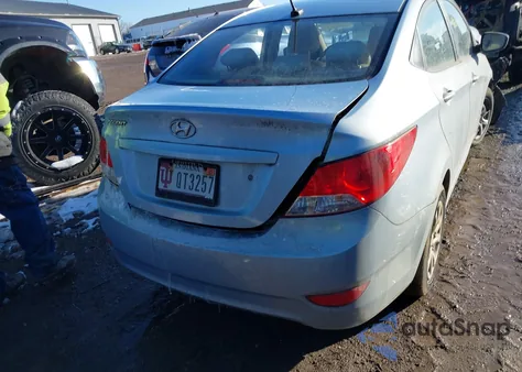 2012 Hyundai Accent Gls из США, поврежденный, VIN KMHCT4AE0CU230975